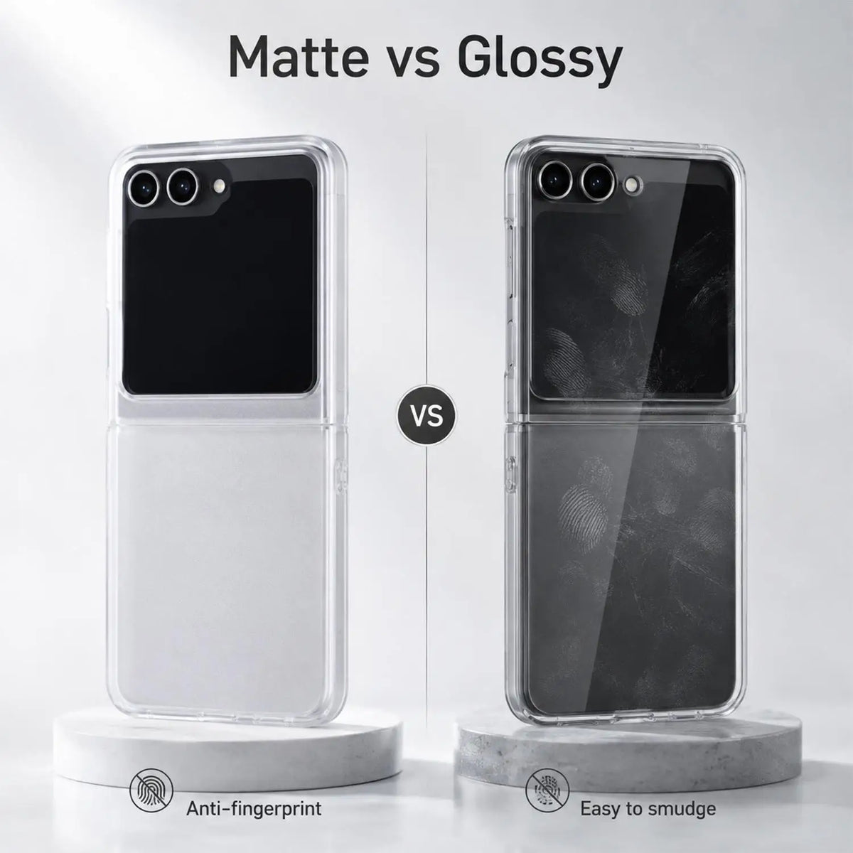 Frosted Matte PC Case – Samsung Galaxy Z Flip8 / Fold8 / Fold8 Ultra
