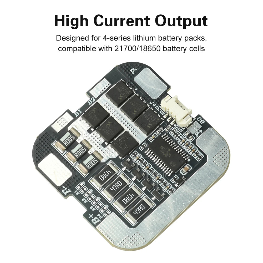 4S 60A/100A BMS 21700 18650 Lithium Battery Protection Board