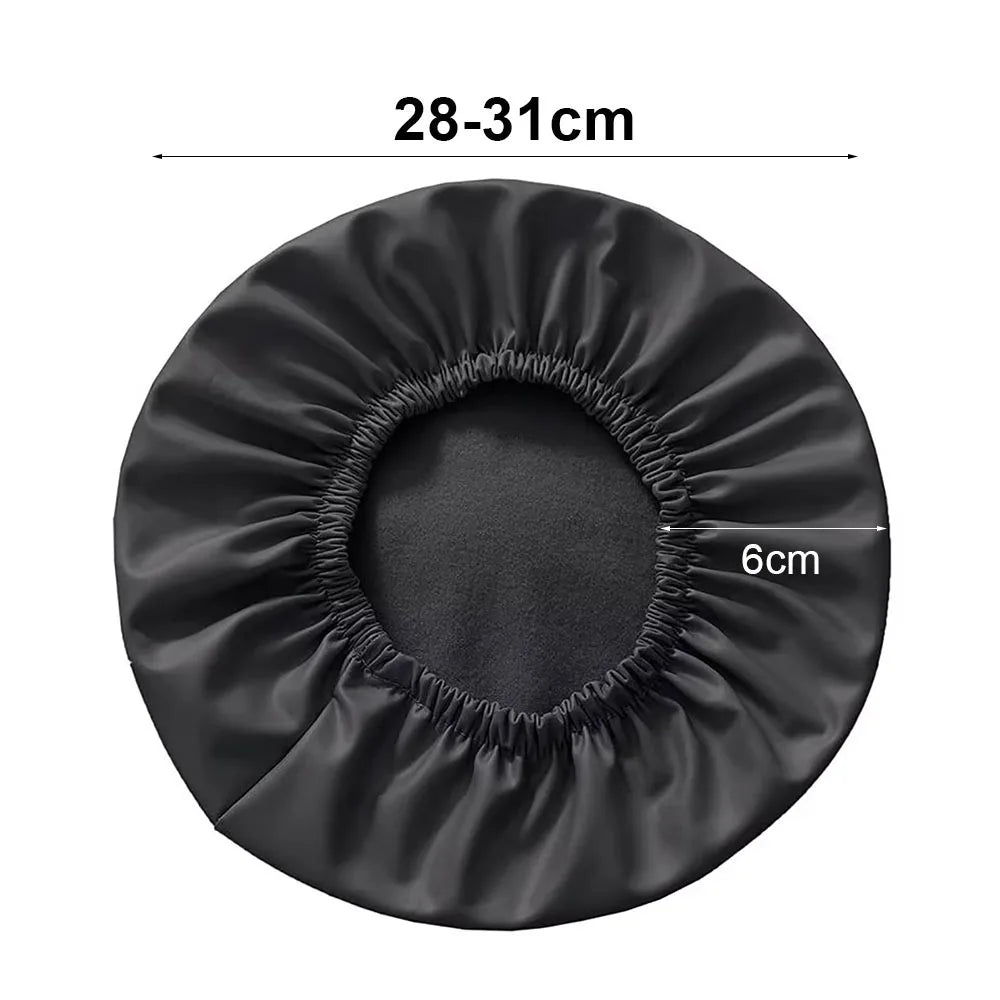PU Leather Round Chair Seat Cover – Waterproof Slipcover
