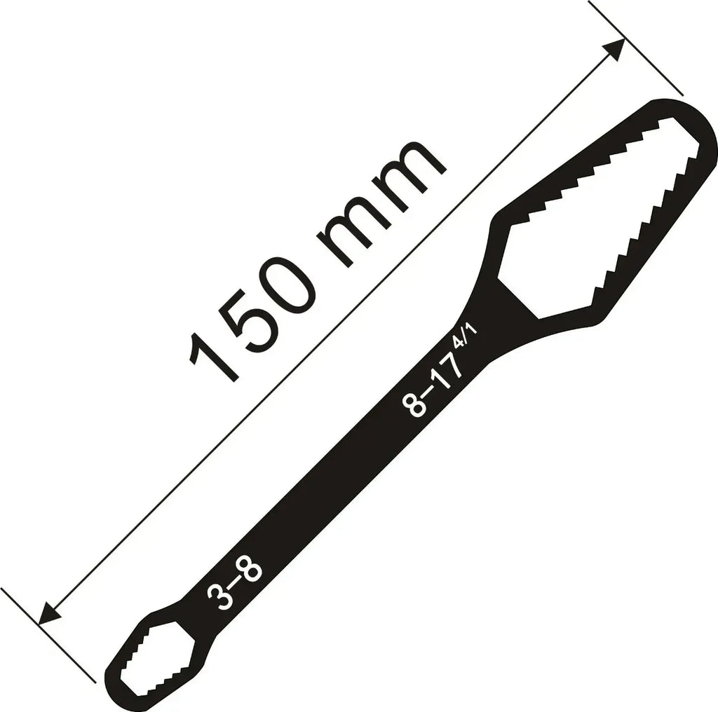 3–17mm Adjustable Double-Head Torx Wrench | Universal Spanner