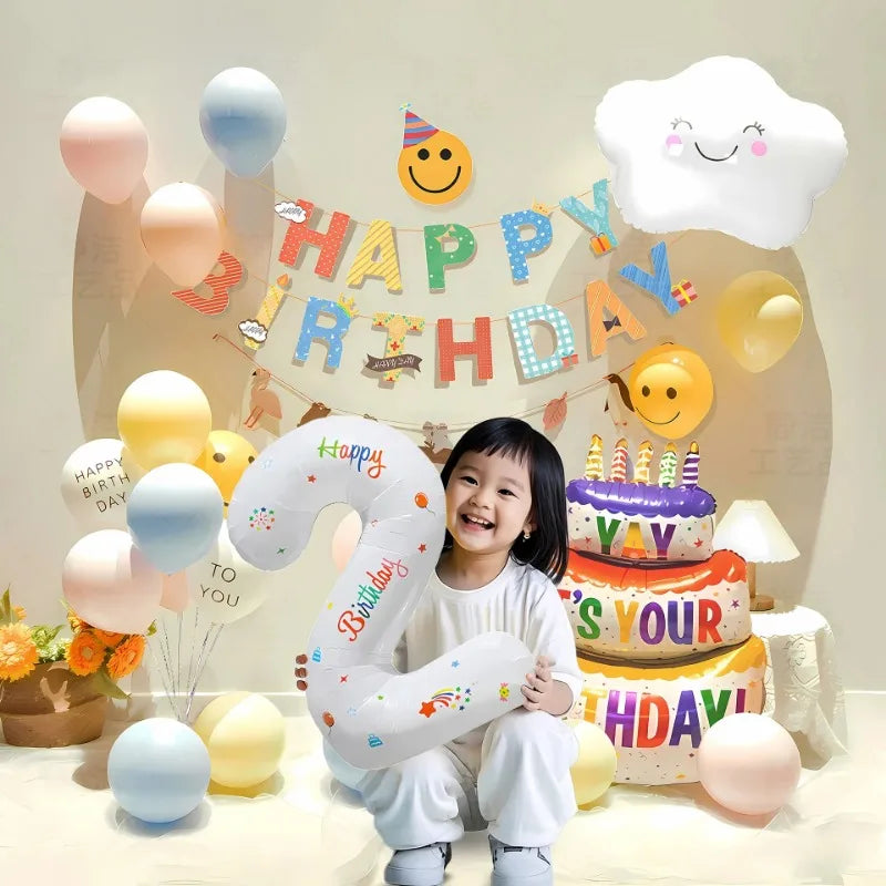 Kids Birthday Balloon Decoration Set – Boys & Girls Party