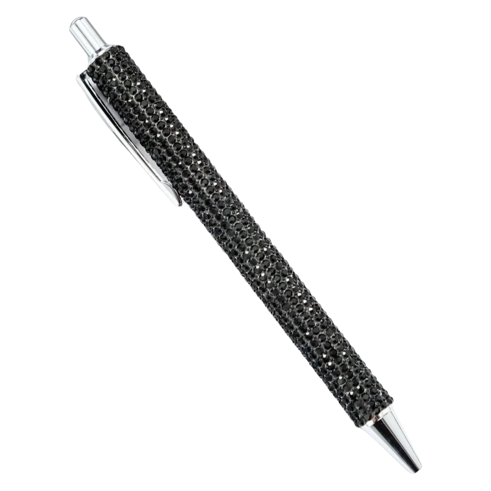 Rhinestone Crystal Ballpoint Pen – Sparkly Retractable Gift Pen