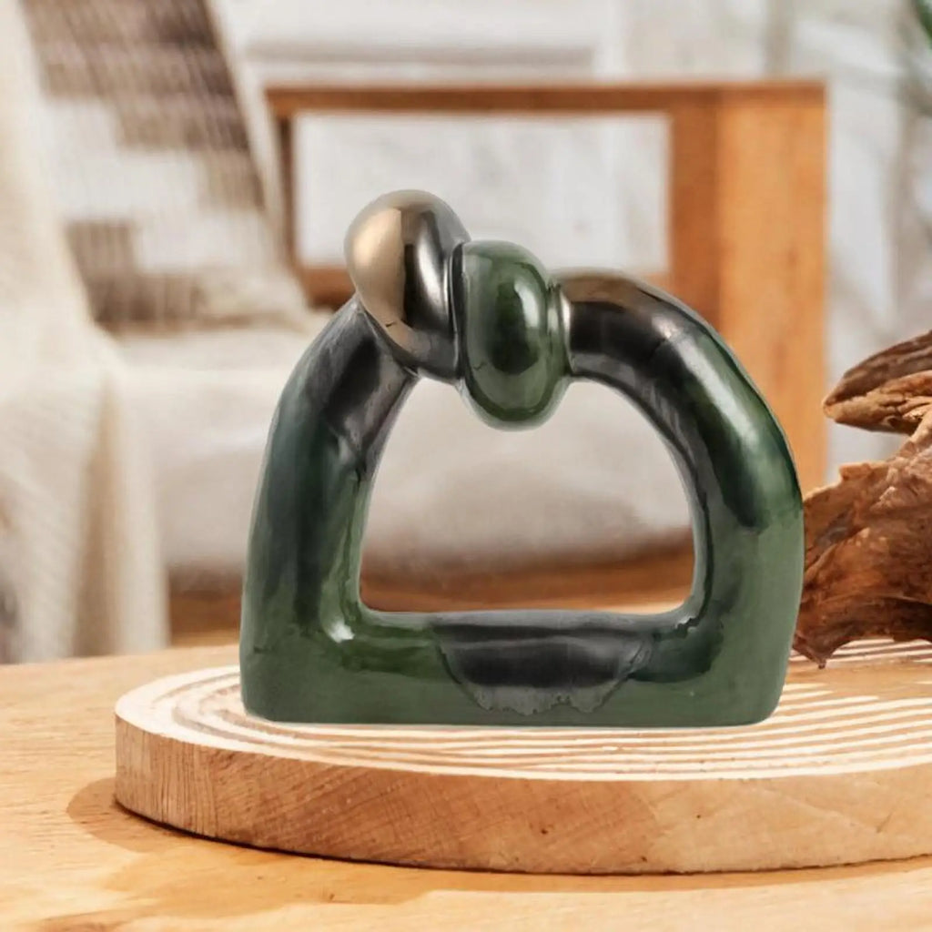 Ceramic Knot Abstract Sculpture | Modern Tabletop Décor Statue