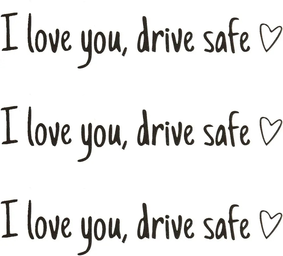 "You Are Beautiful" Mirror Decal Stickers 3-Pack | PVC Car