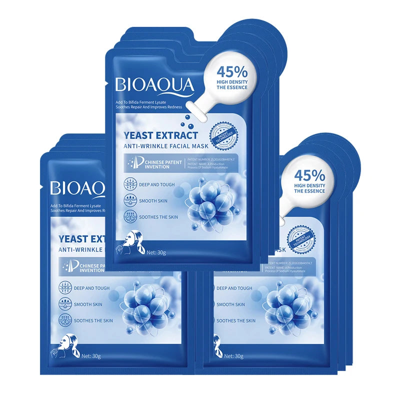 LAIKOU Bifid Yeast Hydrating Face Mask – 12 Sheet Pack