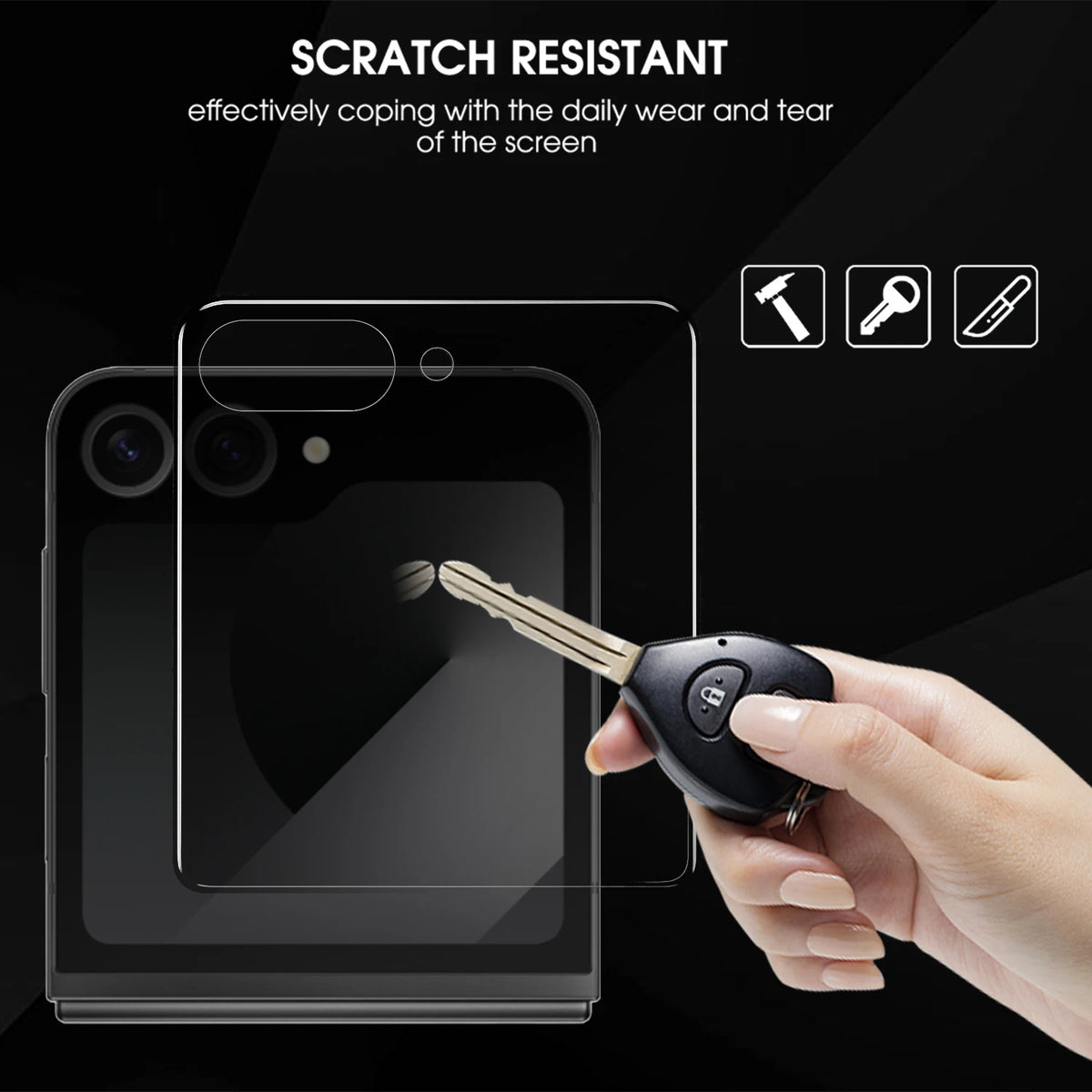 Privacy Screen Protector for Samsung Galaxy Z Flip 8 – Anti-Spy