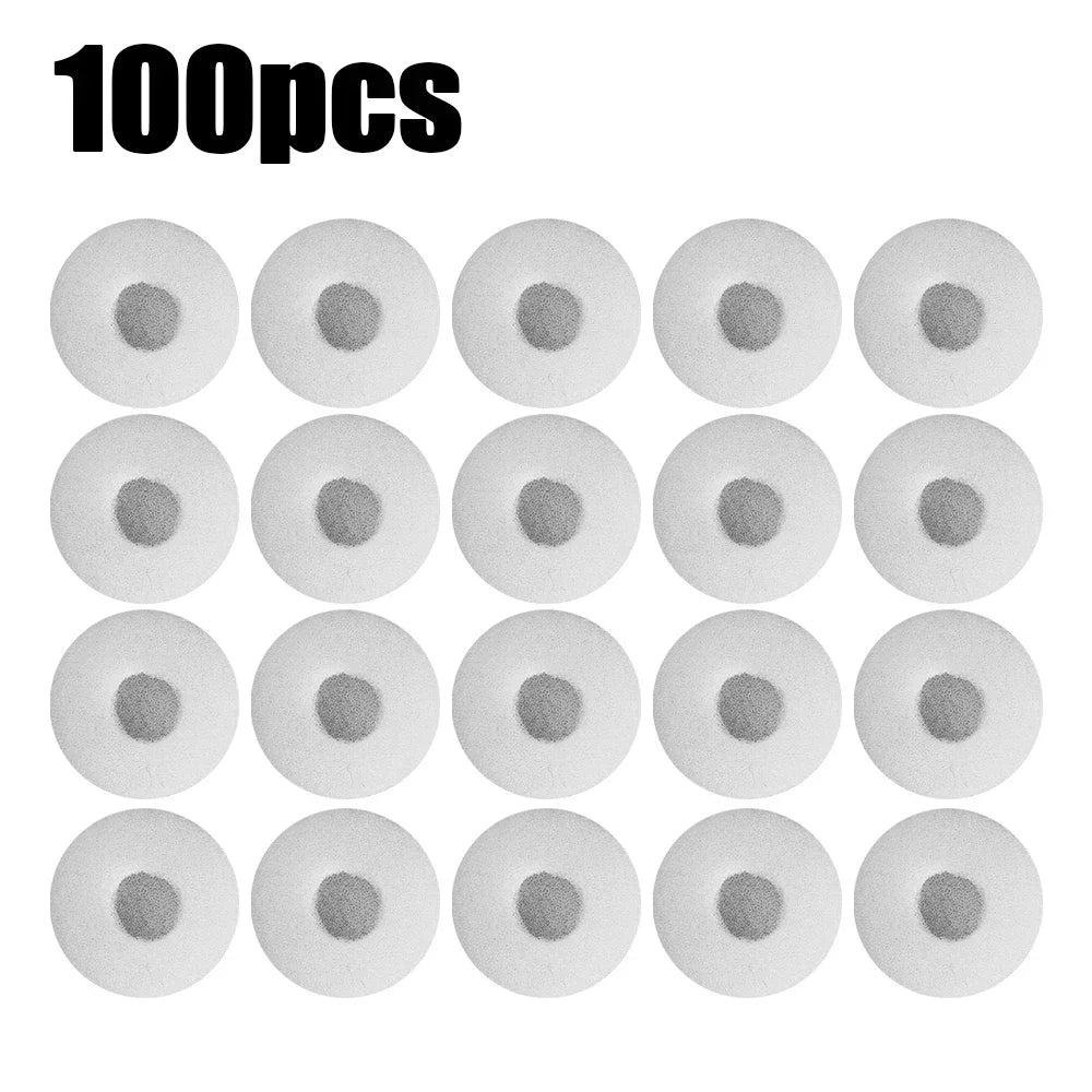 18mm Foam Earphone Ear Pads – Sponge Replacement Covers 20–200pk