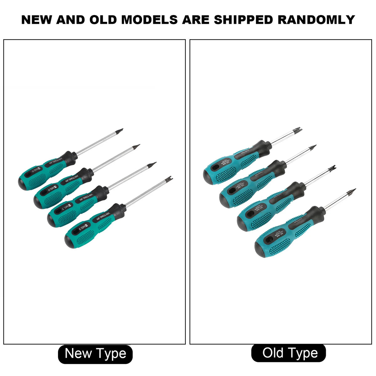 CRV Magnetic Manual Screwdriver Set – 4-Piece U-Fork Kit