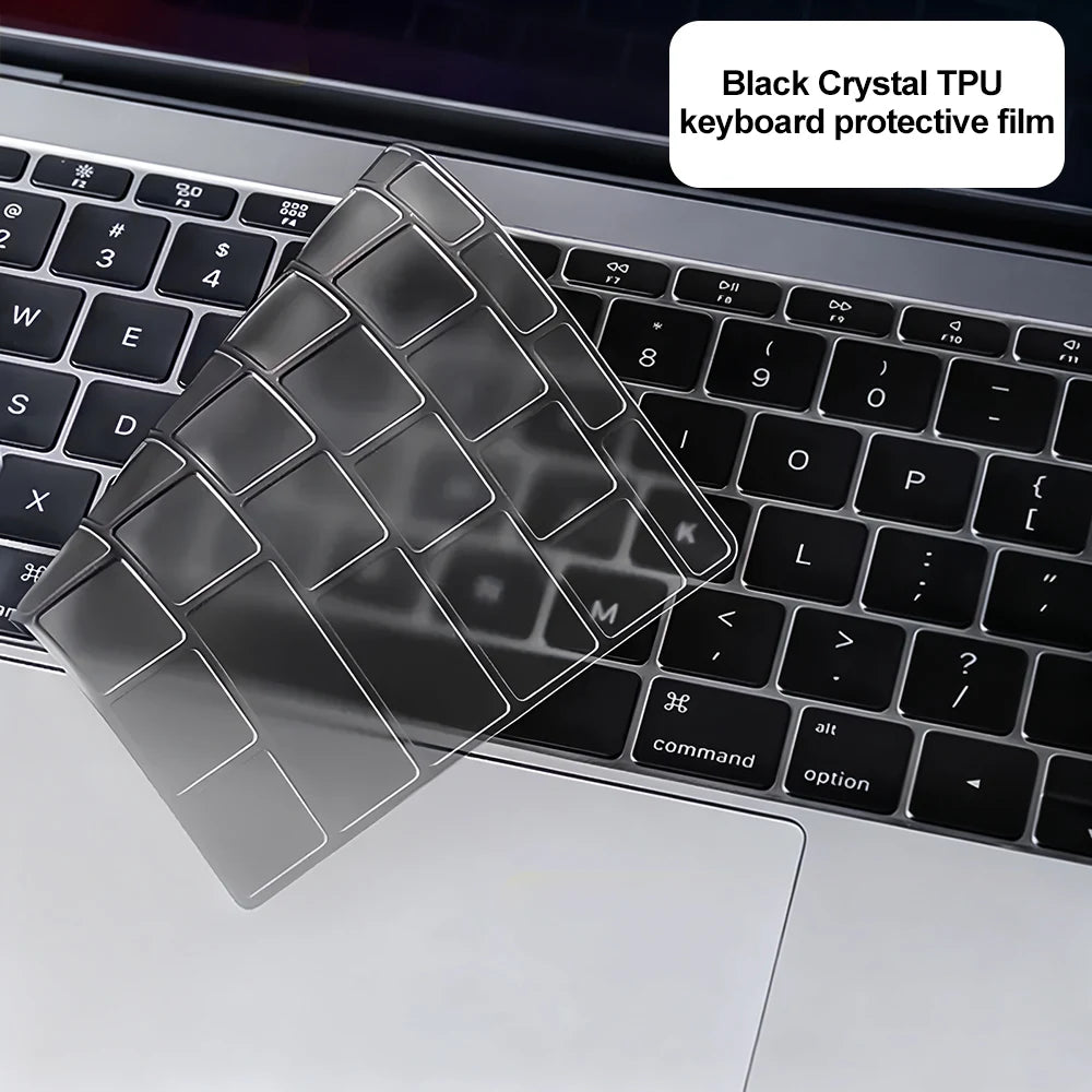 Clear TPU Keyboard Cover for MacBook Pro 13 14 15 16 – Ultra Thin