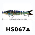 13.5cm Sinking Swimbait Crankbait Wobbler Fishing Lure Set