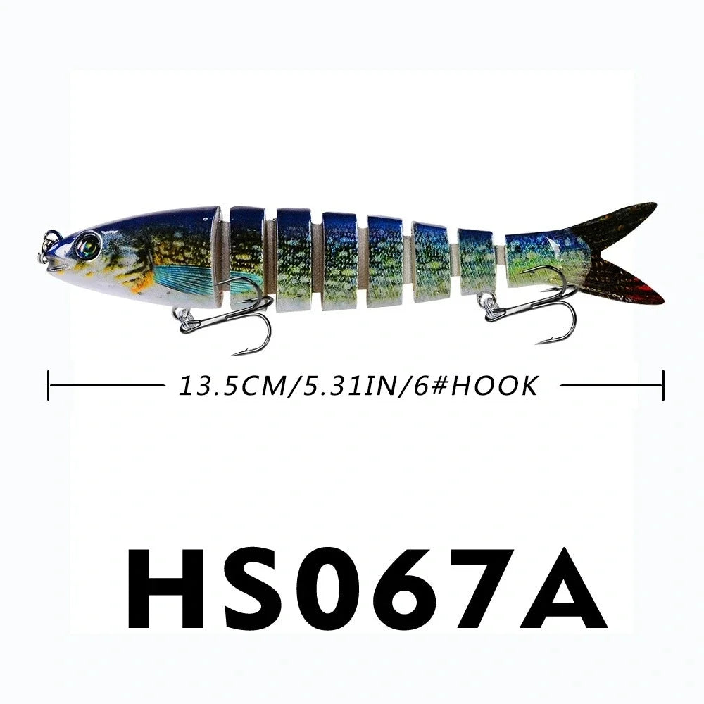 13.5cm Sinking Swimbait Crankbait Wobbler Fishing Lure Set