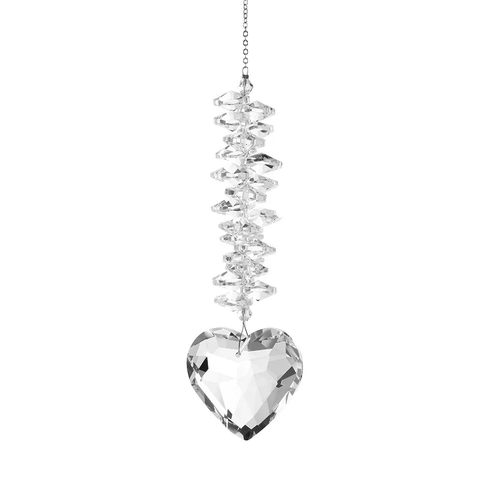 Crystal Love Prism Ball Sun Catcher Pendant | Home & Garden