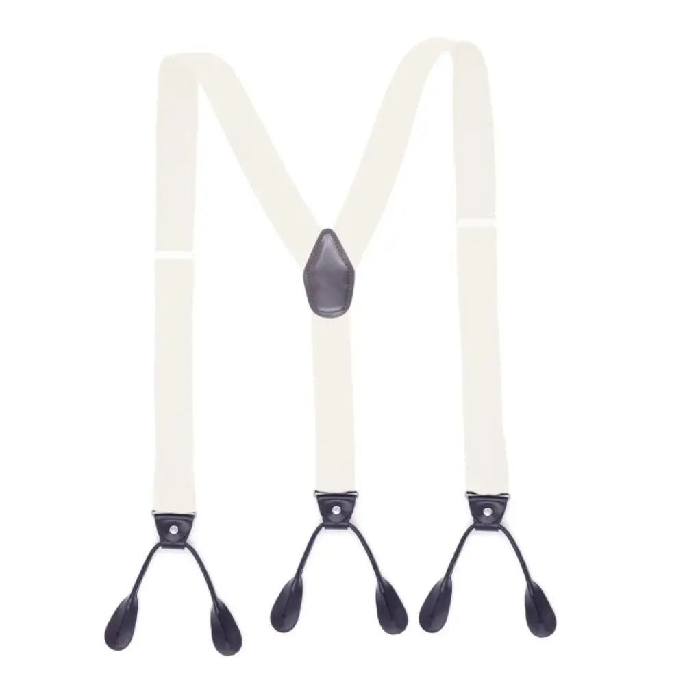 Vintage Y-Back Elastic Suspenders – Unisex Adjustable Braces