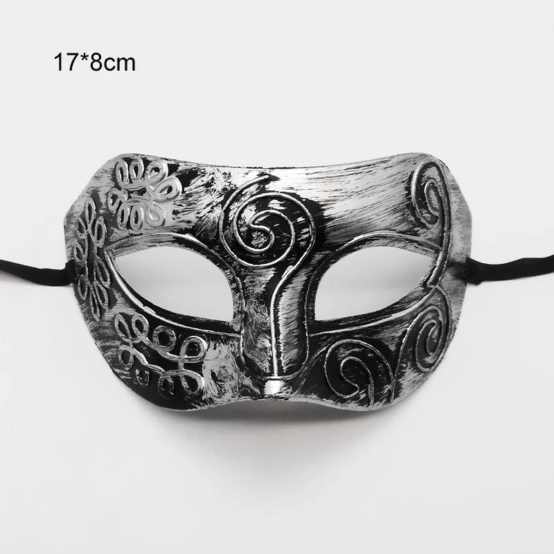Retro Jazz Masquerade Half Face Mask – Halloween Costume