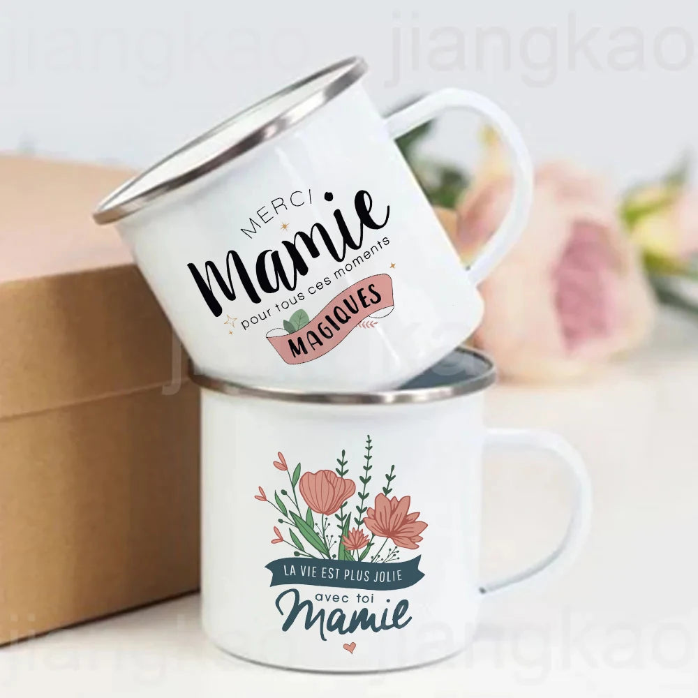 Thank You Grandma Enamel Mug | Magical Moments Gift
