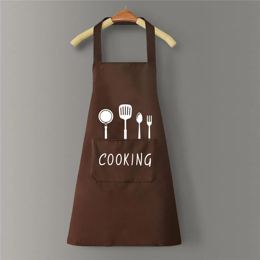 Waterproof Oil-Proof PVC Kitchen Apron – Unisex Sleeveless