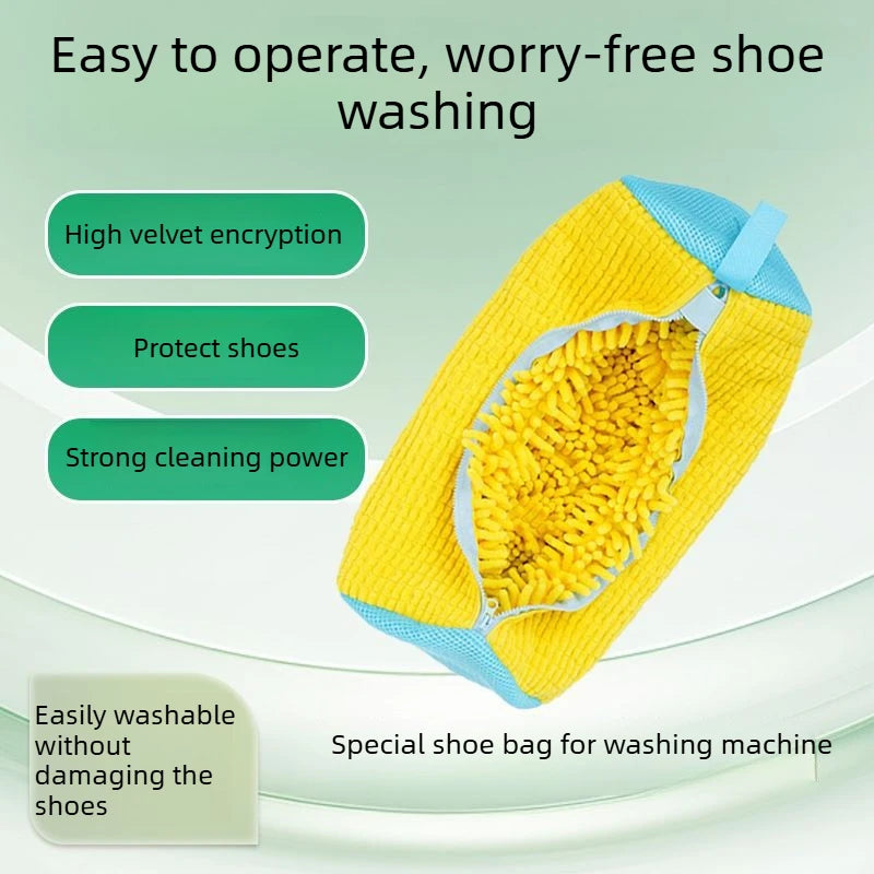 Shoe Washing Bag – Reusable Laundry Bag with Zipper
