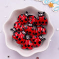 14-Piece Resin Insect Flatback Figurines for DIY Craft & Scrapbook