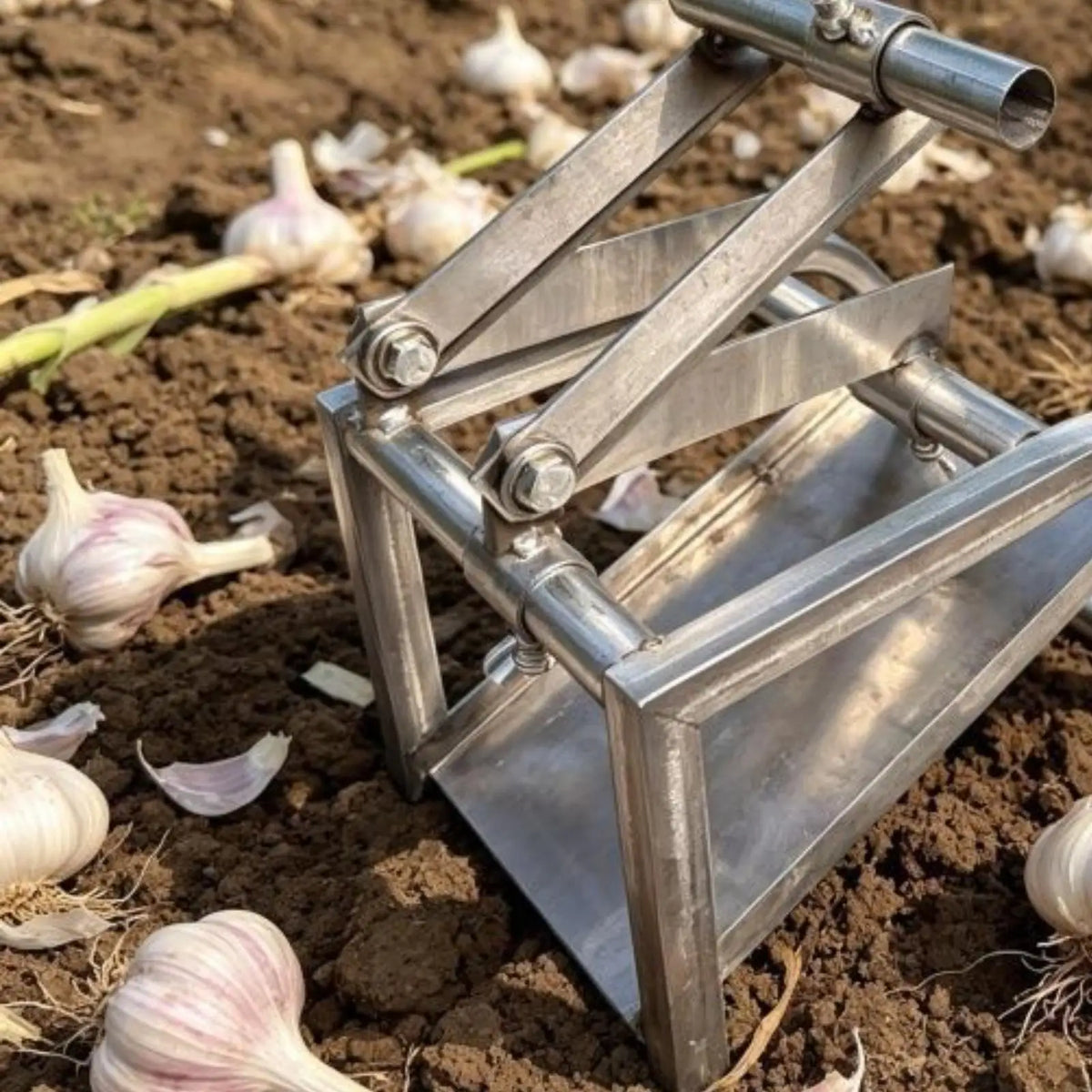 Double Blade Metal Vegetable Chopper – Garlic & Scallion