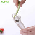 French Green Bean Slicer Stringer & Peeler – Stainless Steel