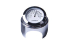 Motorcycle Handlebar Clock & Thermometer – Aluminum 22-25mm