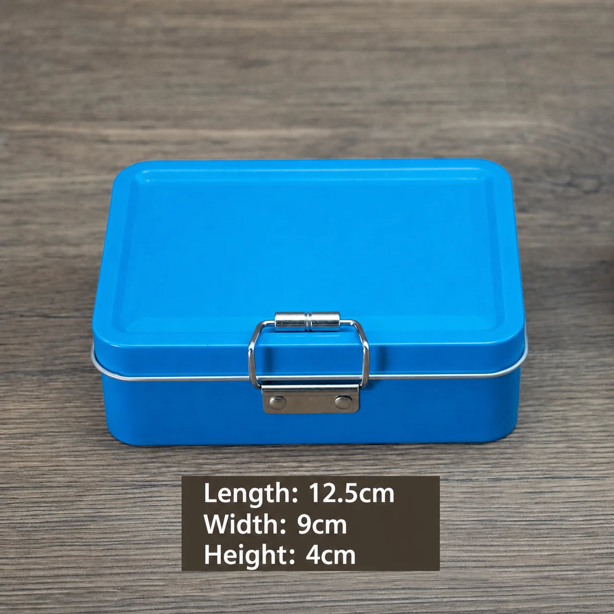 Tinplate Flip-Top Metal Storage Box | Craft & Fishing Organizer