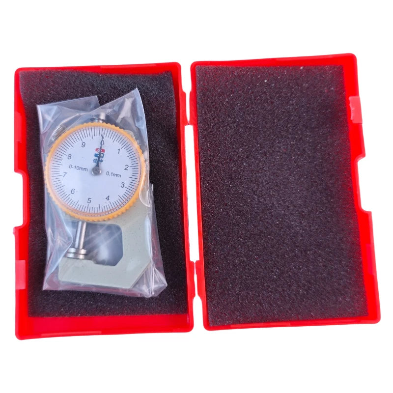 0–10mm Dial Leather & Paper Thickness Gauge | Leathercraft Tool