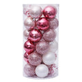 30-Piece Shatterproof Christmas Ball Ornaments – Glitter Set