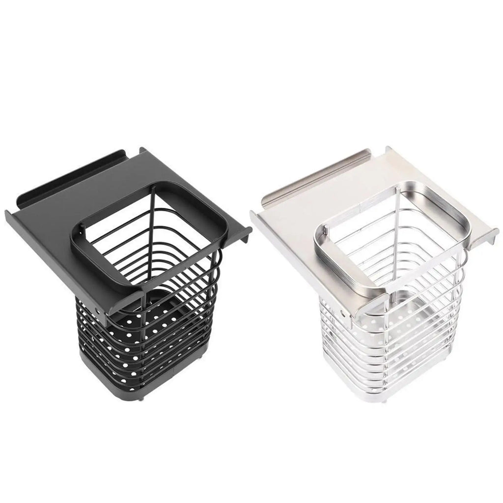 Stainless Steel Chopstick Cage & Cutlery Organizer | Camping