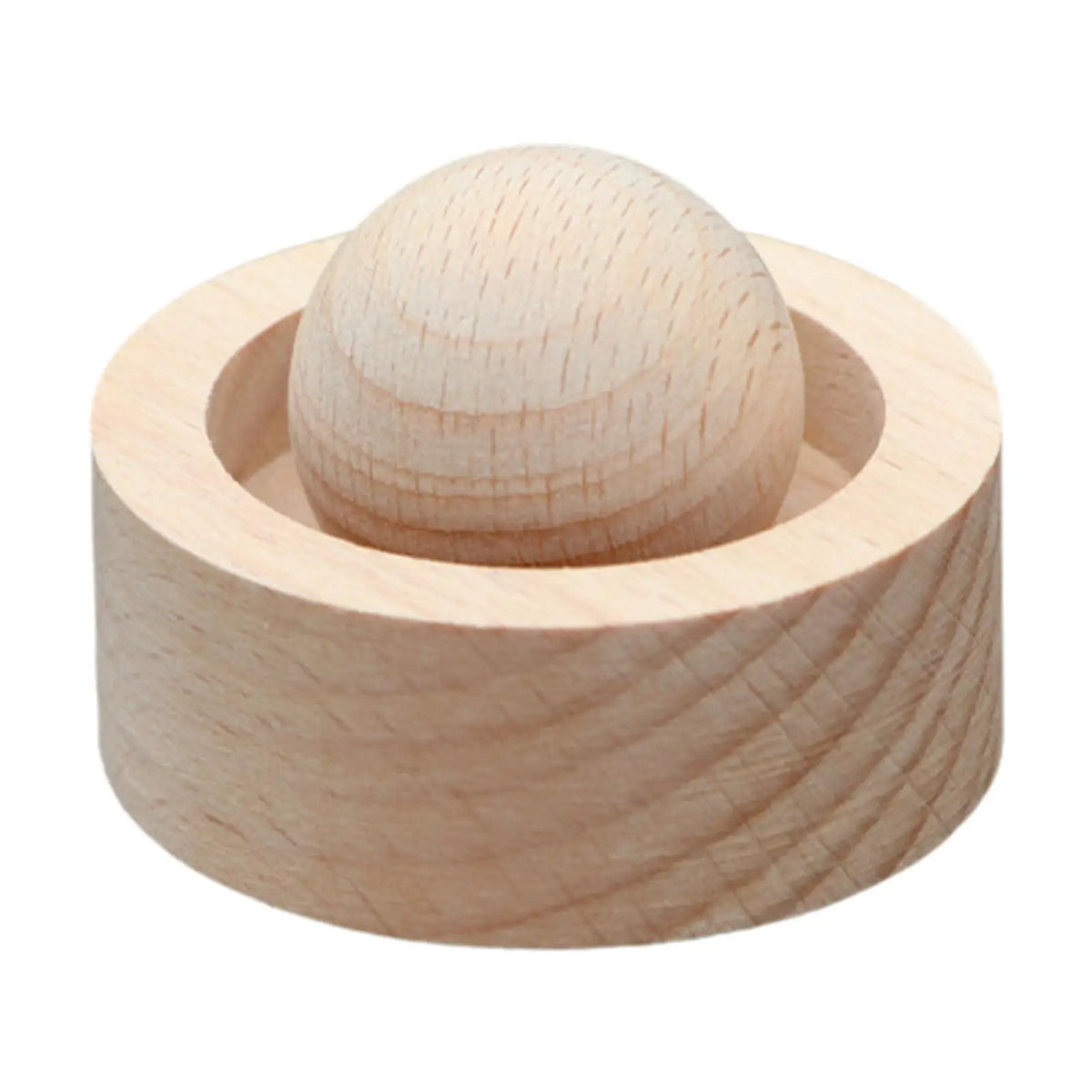 5-Pack Wooden Round Ball Essential Oil Car Diffuser Set