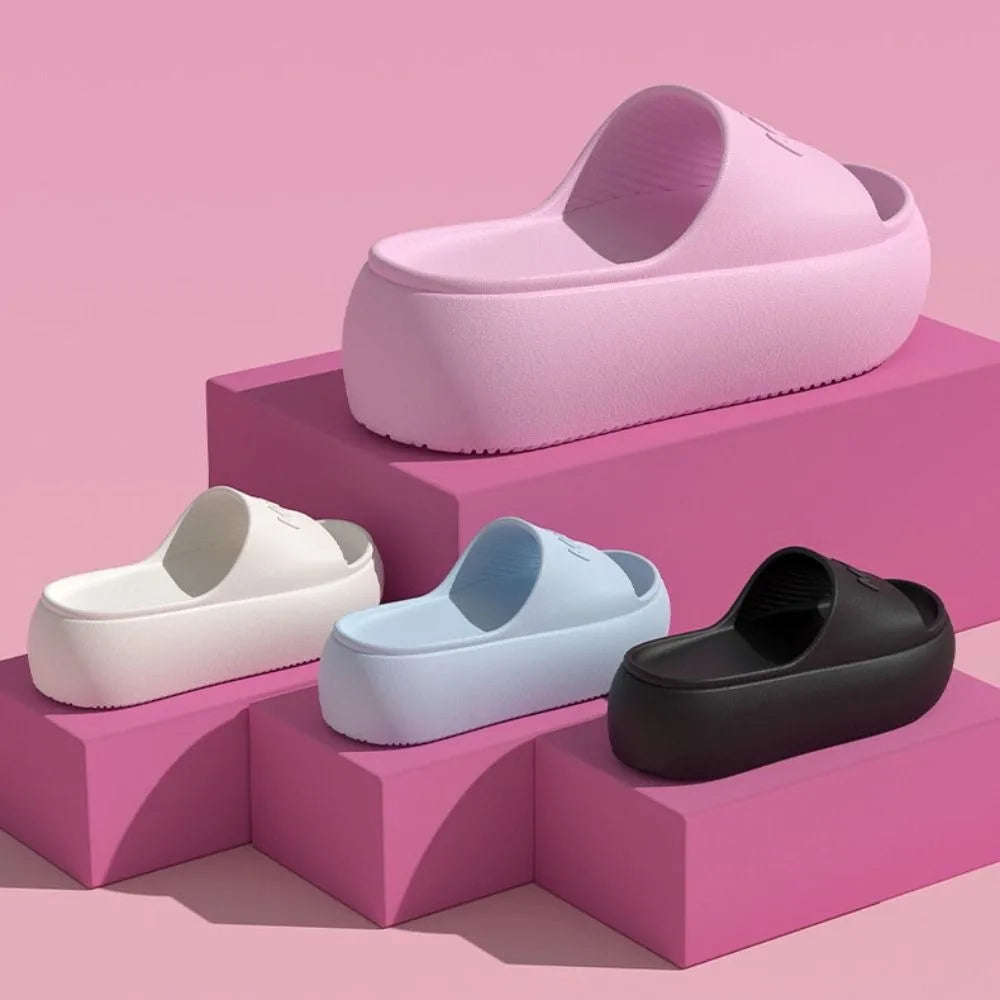 Women's Non-Slip Thick Platform Slippers | EVA Sole