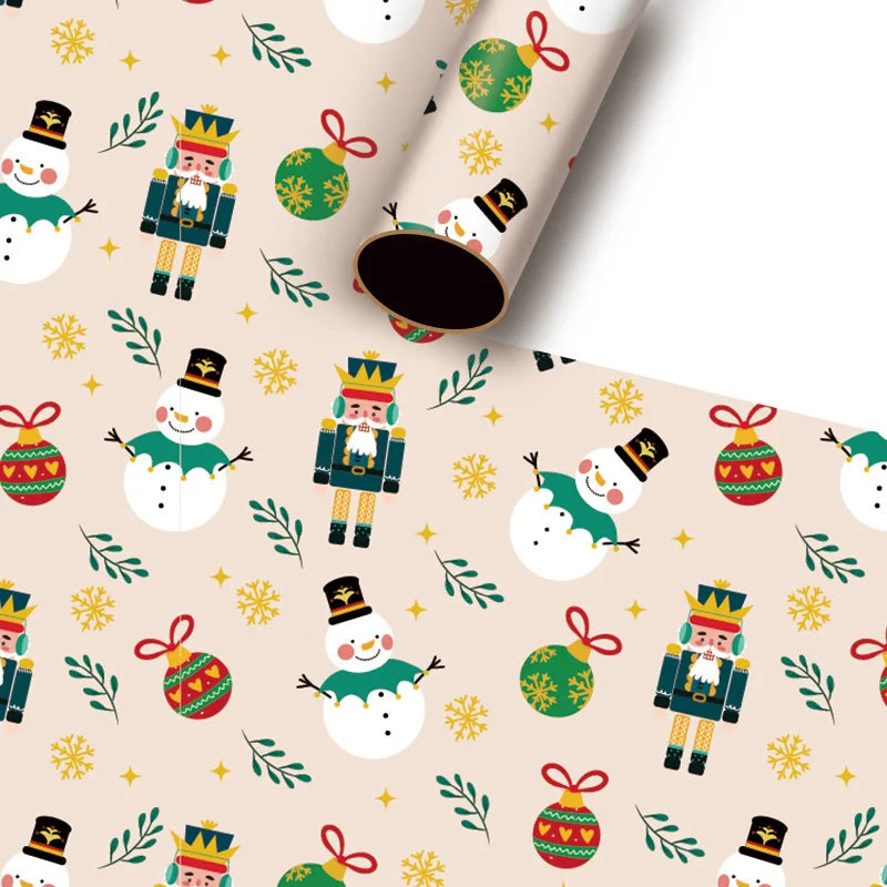 Christmas Gift Wrapping Paper 50x70cm – Festive Holiday Wrap