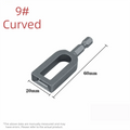Heavy Duty Wire Twisting Tool – 1/4" Hex Shank Drill Knotter