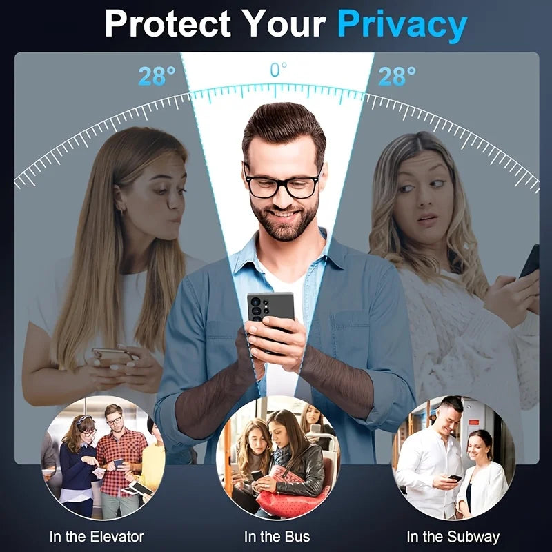 3-Pack Anti-Spy Hydrogel Screen Protector for Samsung Galaxy