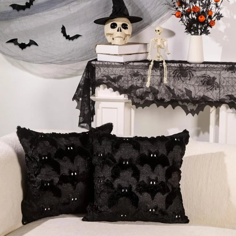 Halloween Ghost Pumpkin Throw Pillow Cover 45x45cm