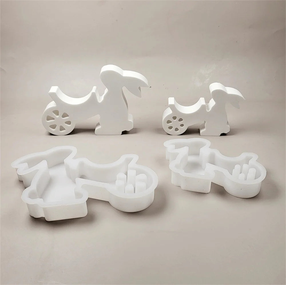 Easter Bunny Silicone Mold – DIY Candle, Soap & Resin