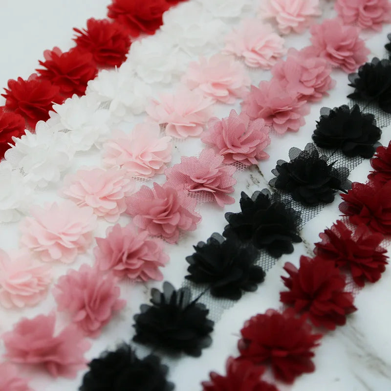56-Piece 30mm Chiffon Lace Ribbon Roll – DIY Crafts & Gifts
