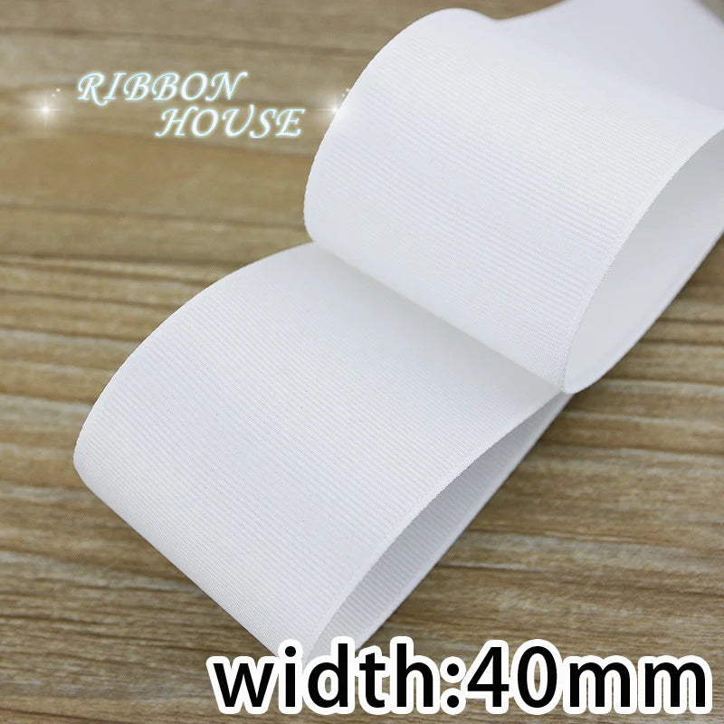 White Grosgrain Ribbon 10M – Gift Wrap & Christmas Decor
