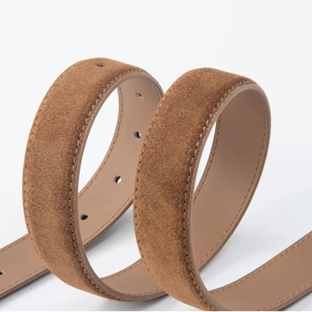 Women's Luxury Suede Leather Pin Buckle Belt | Waistband