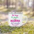 Best Godmother & Godfather Enamel Coffee Mug | Gift Idea