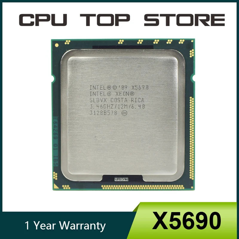 Intel Xeon X5690 3.46GHz 6-Core 12-Thread LGA 1366 CPU