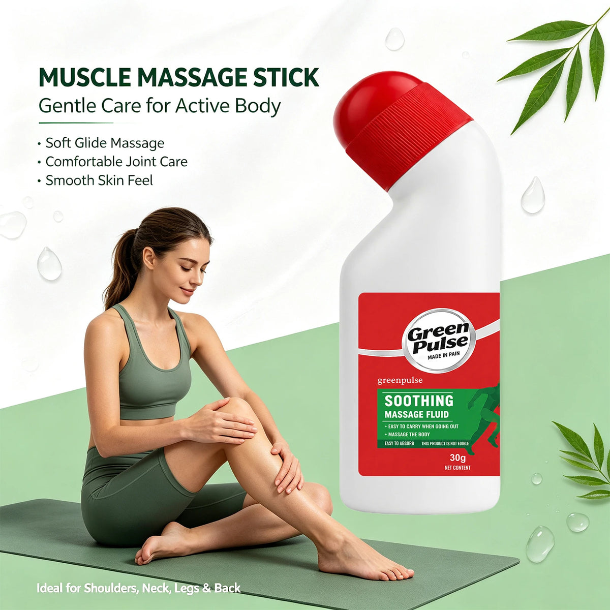 Relaxing Massage Stick 30g | Plant-Infused Body Balm