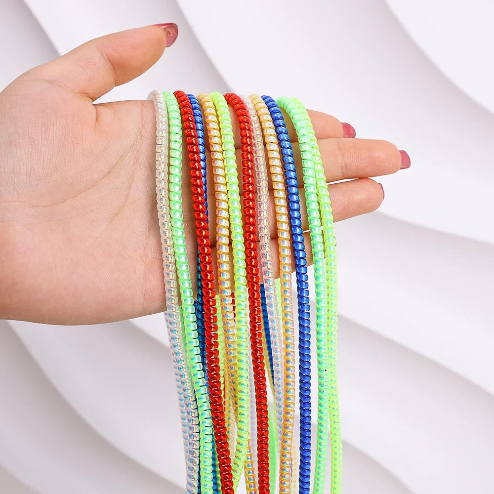1.4M Spiral Cable Protector & Wire Winder – USB & Earphone