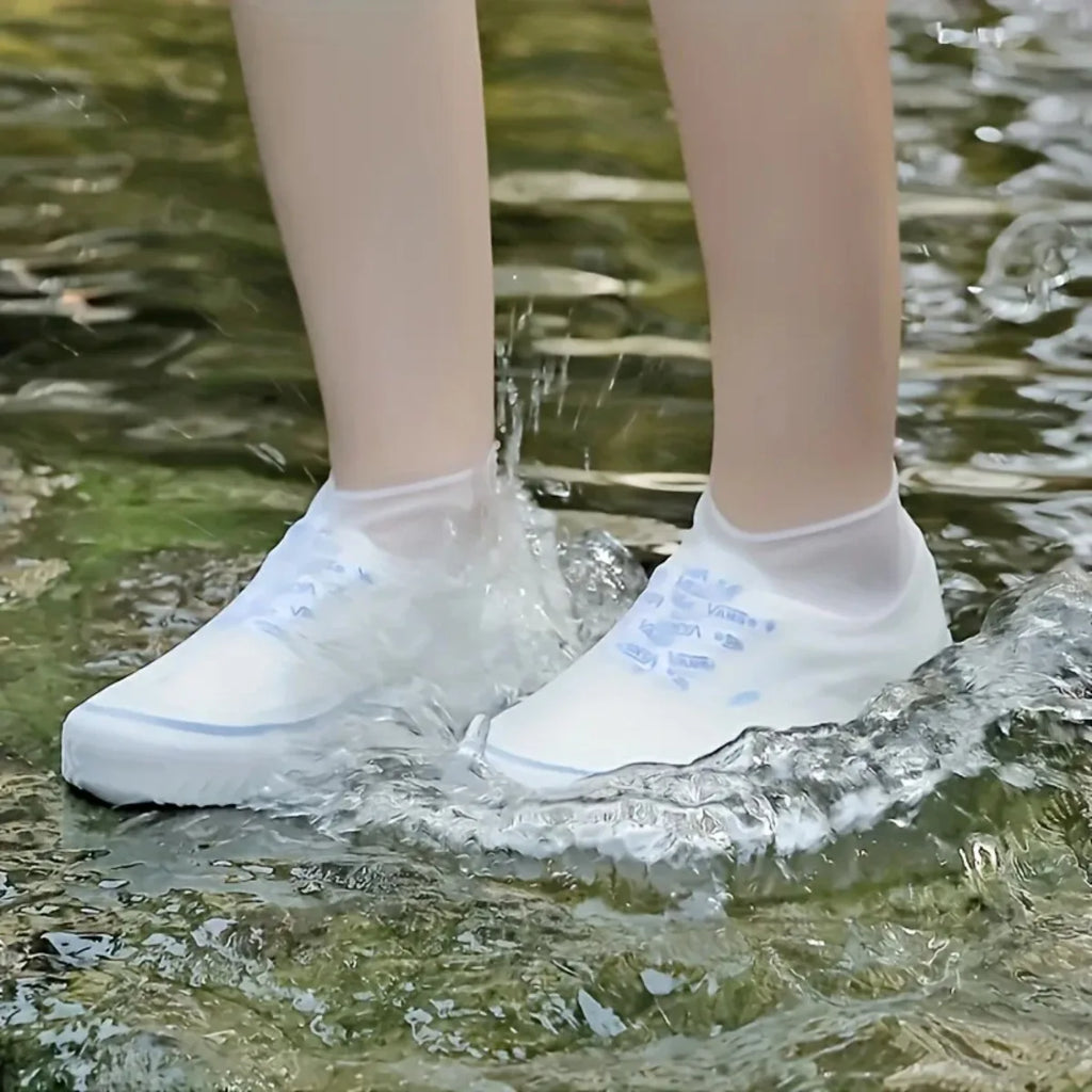 3-Pack Waterproof Silicone Shoe Covers – Reusable Boot Protectors