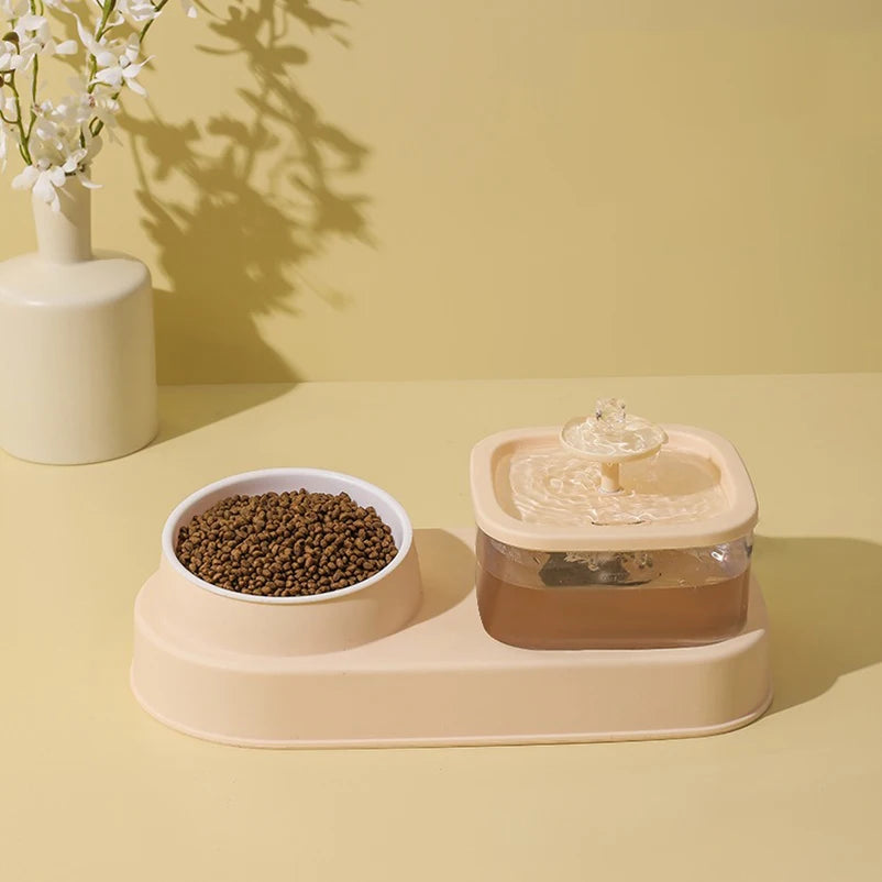 Smart Pet Water Dispenser – Filter & Stainless Steel Bowl