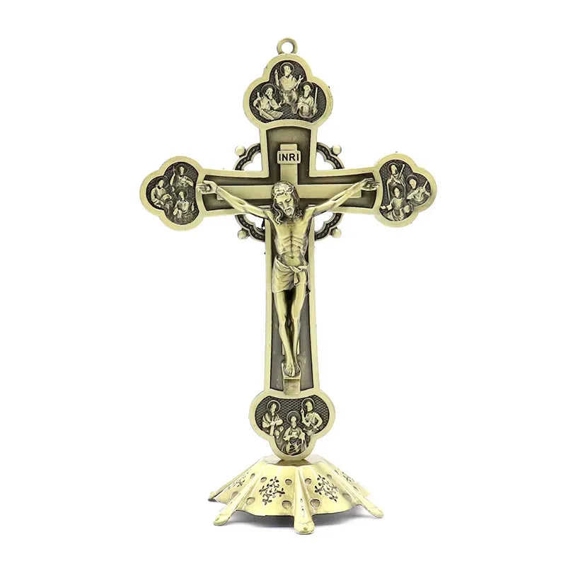Metal Jesus Cross Wall Decor – Catholic Religious Home Decoration