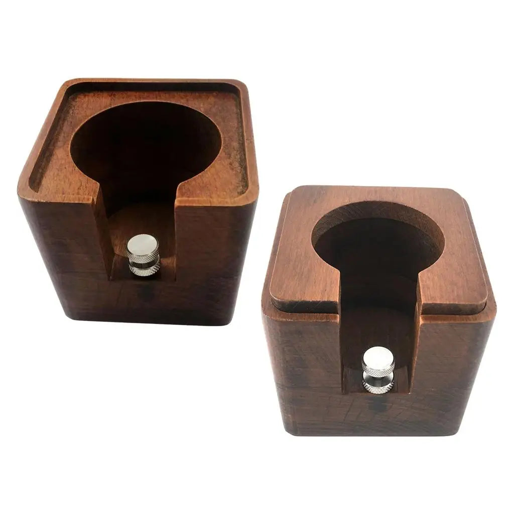 Wooden Espresso Tamper Holder Stand – 51–58mm | Kesoto