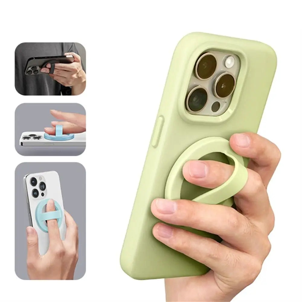 MagSafe Magnetic Phone Grip Ring Holder | Liquid Silicone