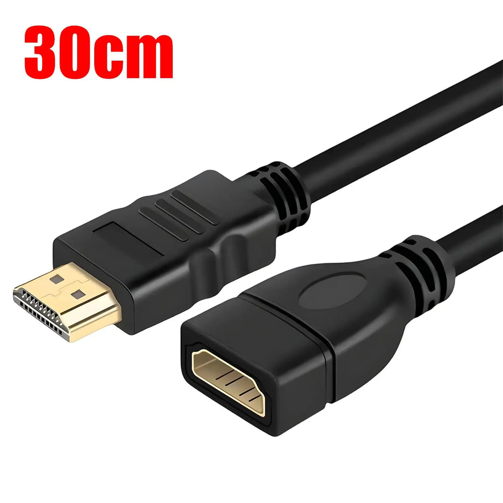 4K HDMI 2.0 Male to Female Extension Cable – TV PS5 Projector