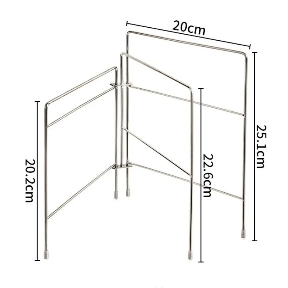 Stainless Steel Vertical Dishcloth Rack – Space-Saving Drainer